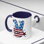 4th of July Mug - America Peace Sign