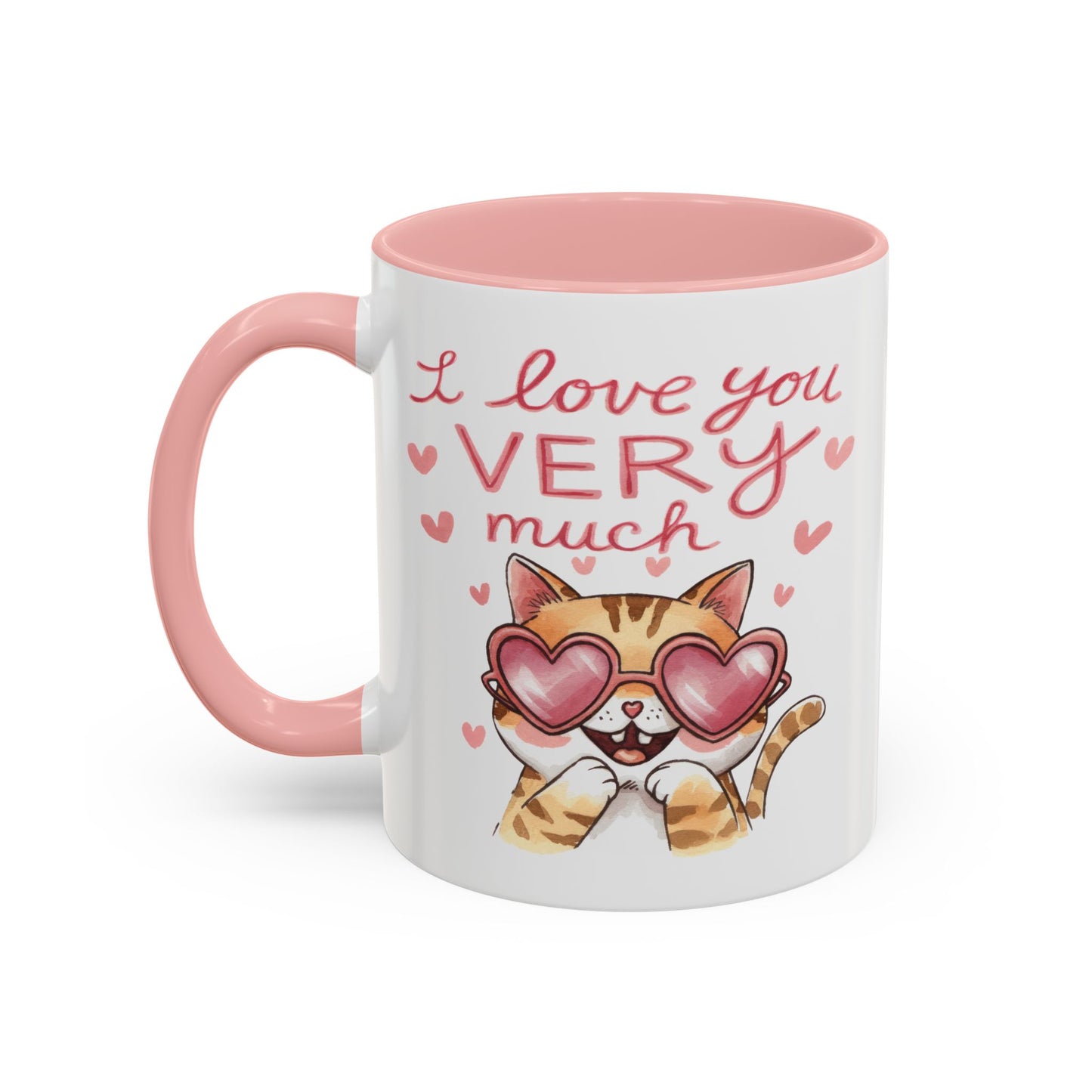 Anniversary Mug - I love You Very Much Cat