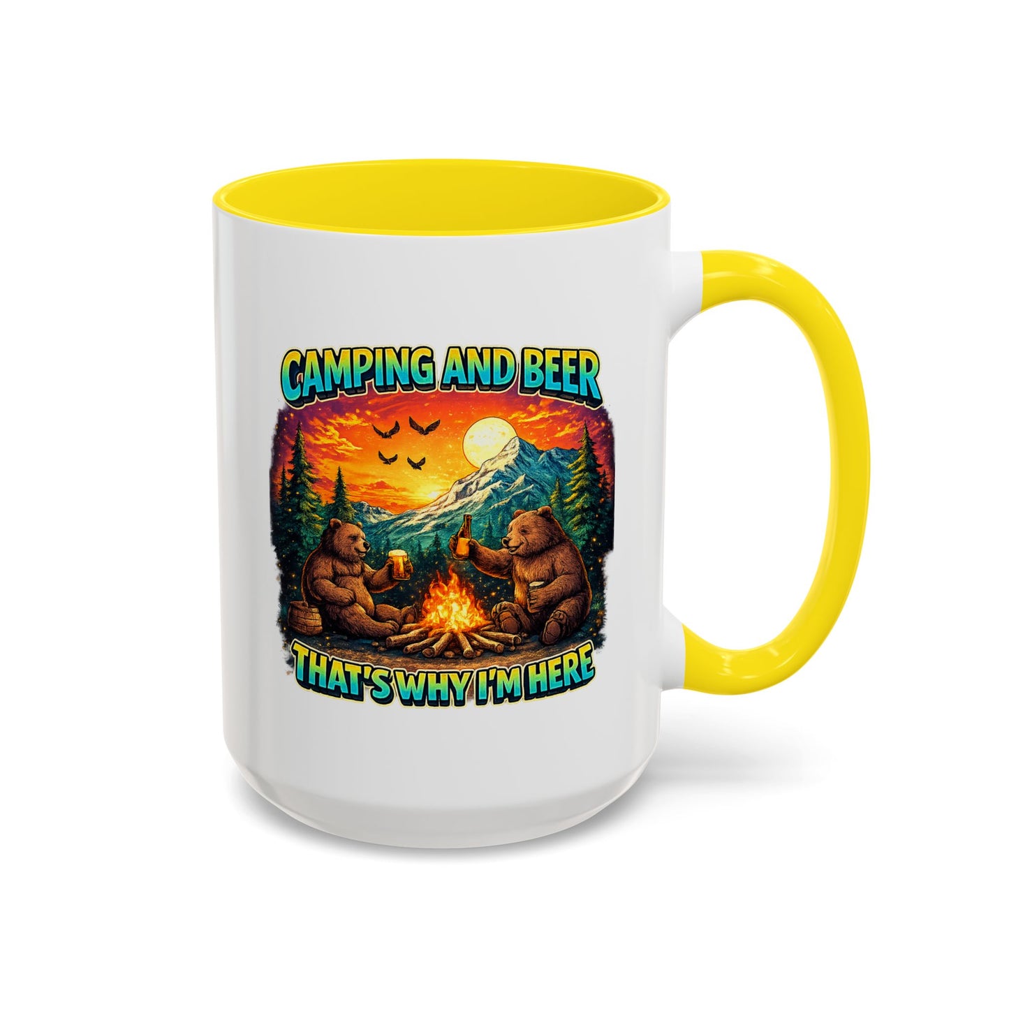 Humor Mug - Camping and Beer