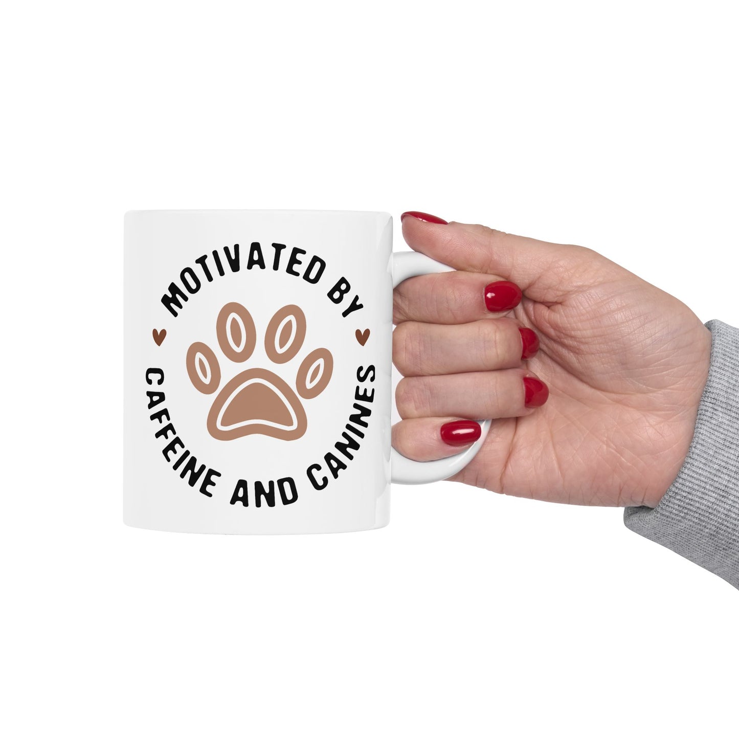 Animal Mug - Motivated By Caffeine and Canines