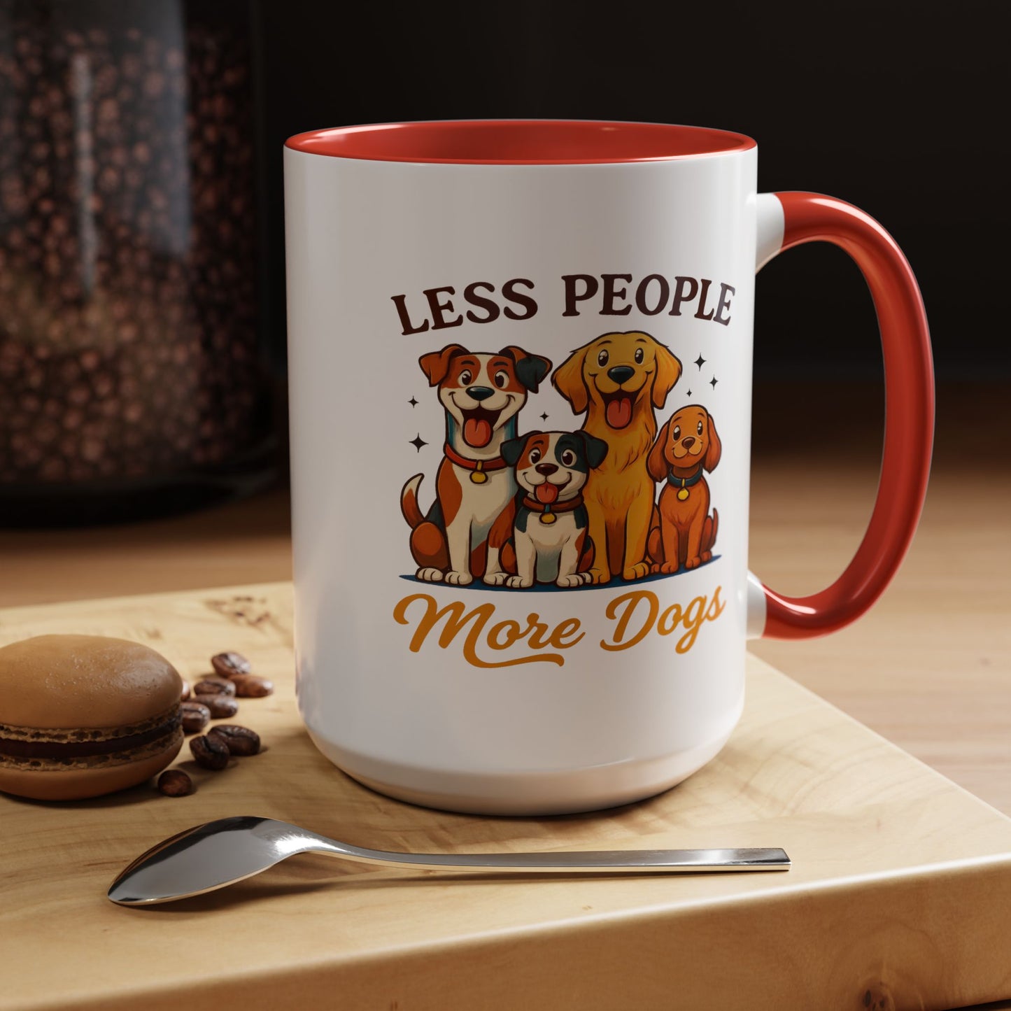 Animal Mug - Less People More Dogs