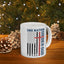 4th of July Mug - One Nation Under God Flag Cross