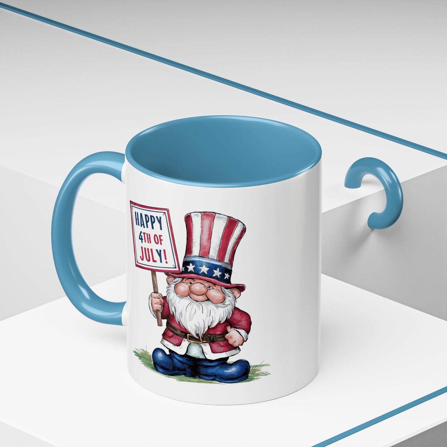 4th of July Mug - American Gnome 8