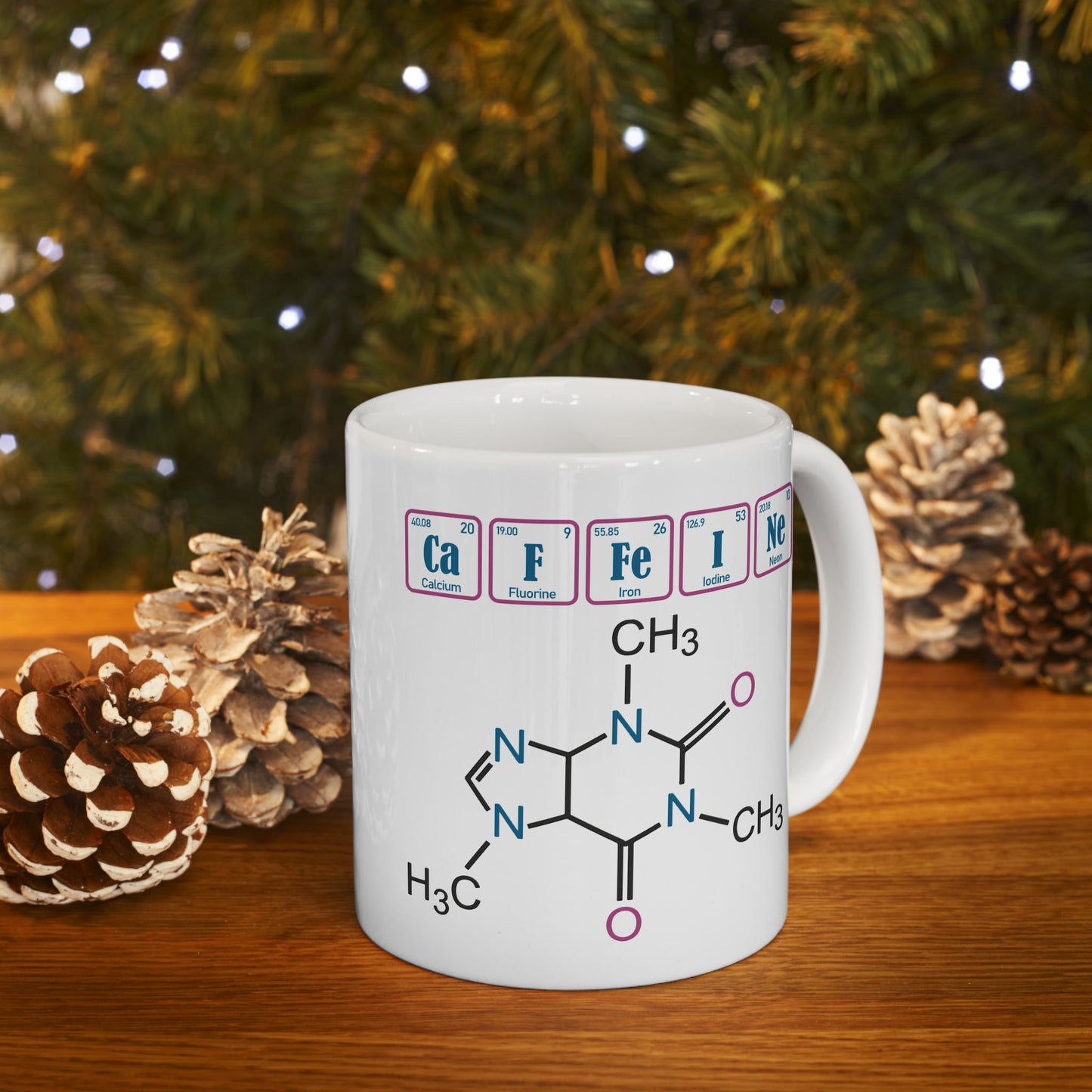 Humor Mug - Caffeine Molecule