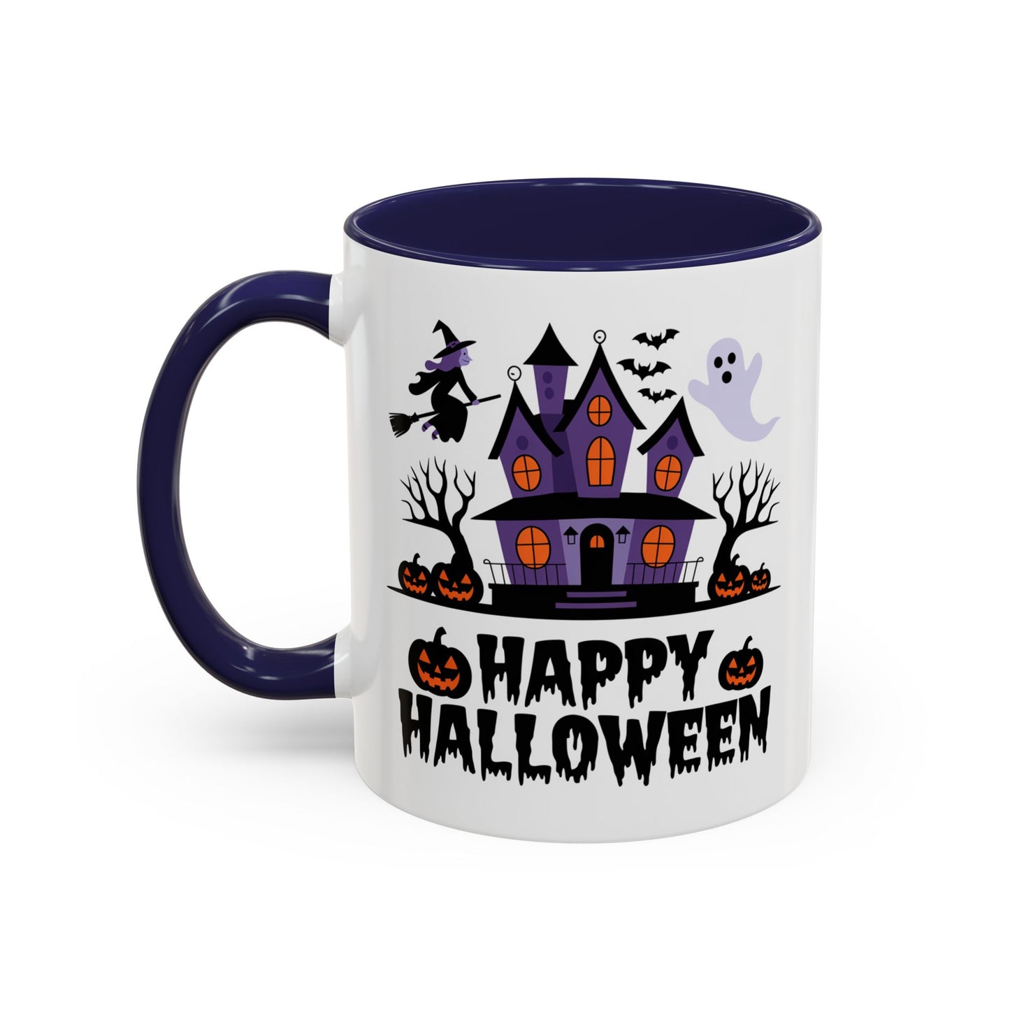 Halloween Mug - Happy Halloween Purple House