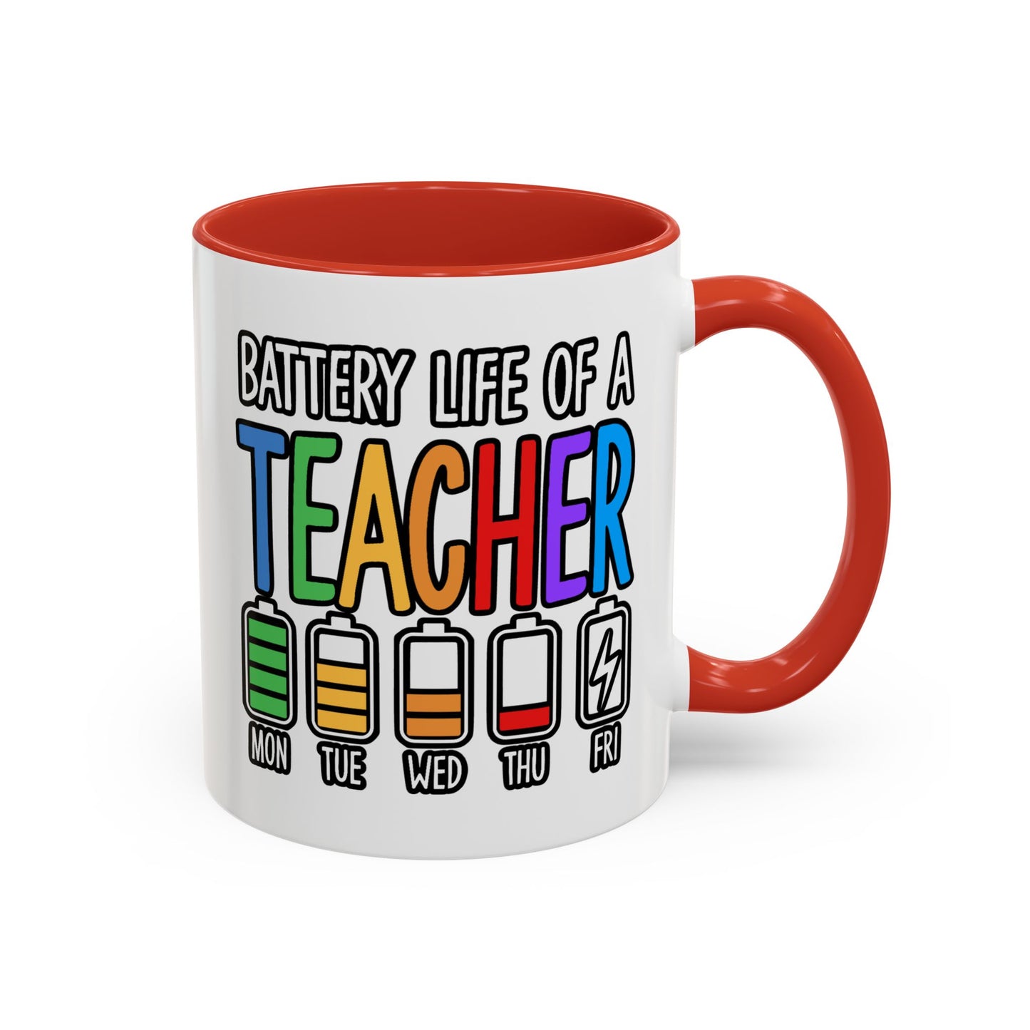 Office Mug - Battery Life of a Teacher