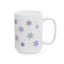 Christmas Mug - Pink & Purple Snowflakes Pattern