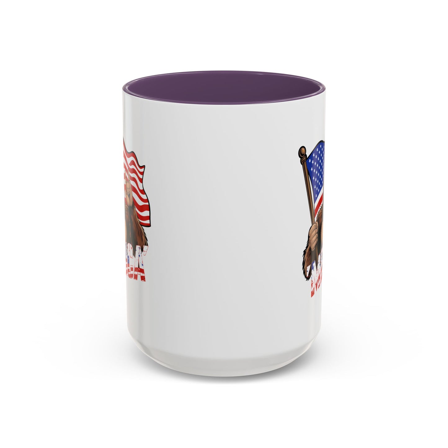 4th of July Mug - Bigfoot USA Flag