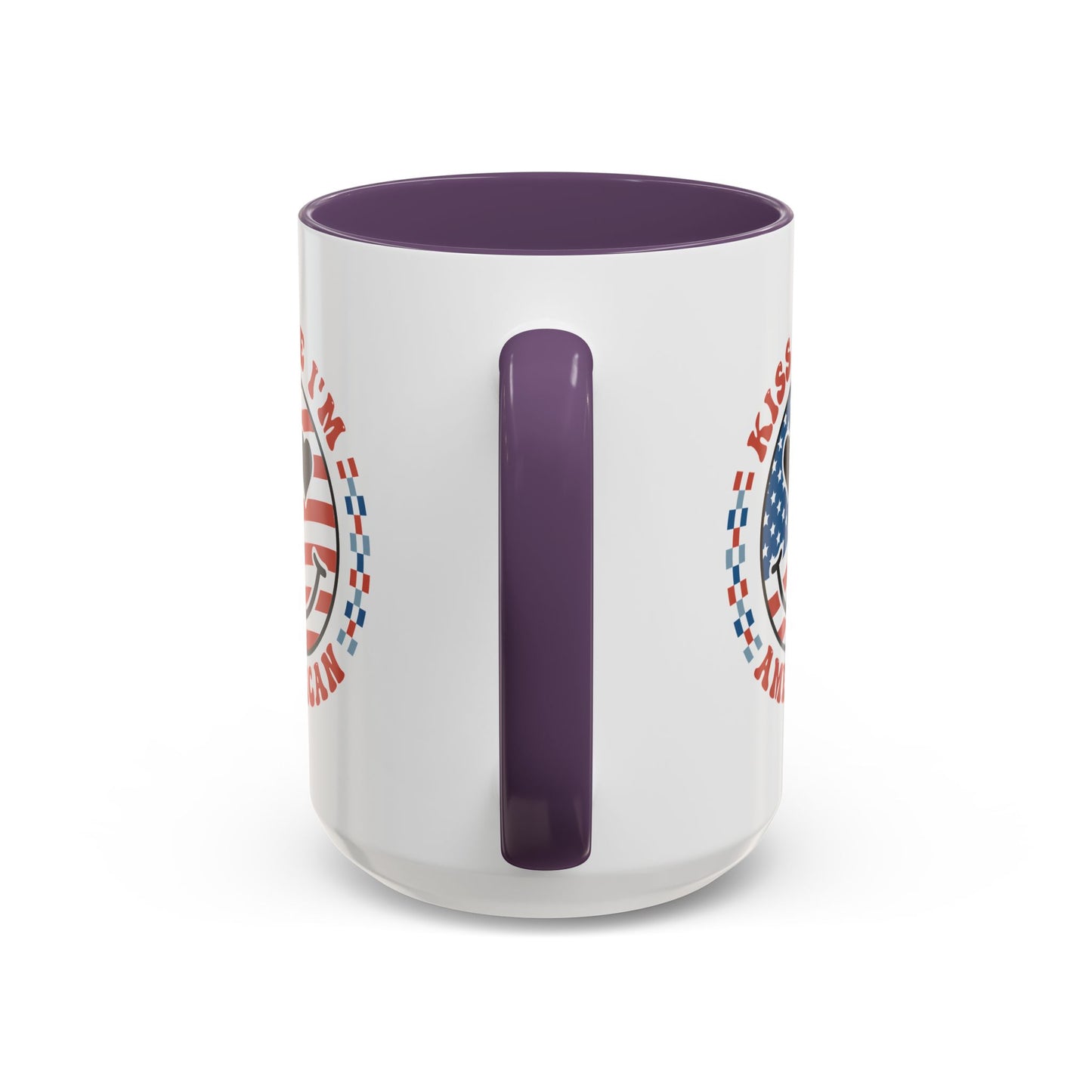 4th of July Mug - Kiss Me I'm American
