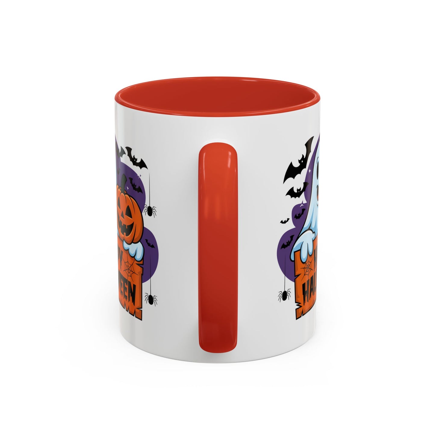 Halloween Mug - Winking Ghost With Pumpkin