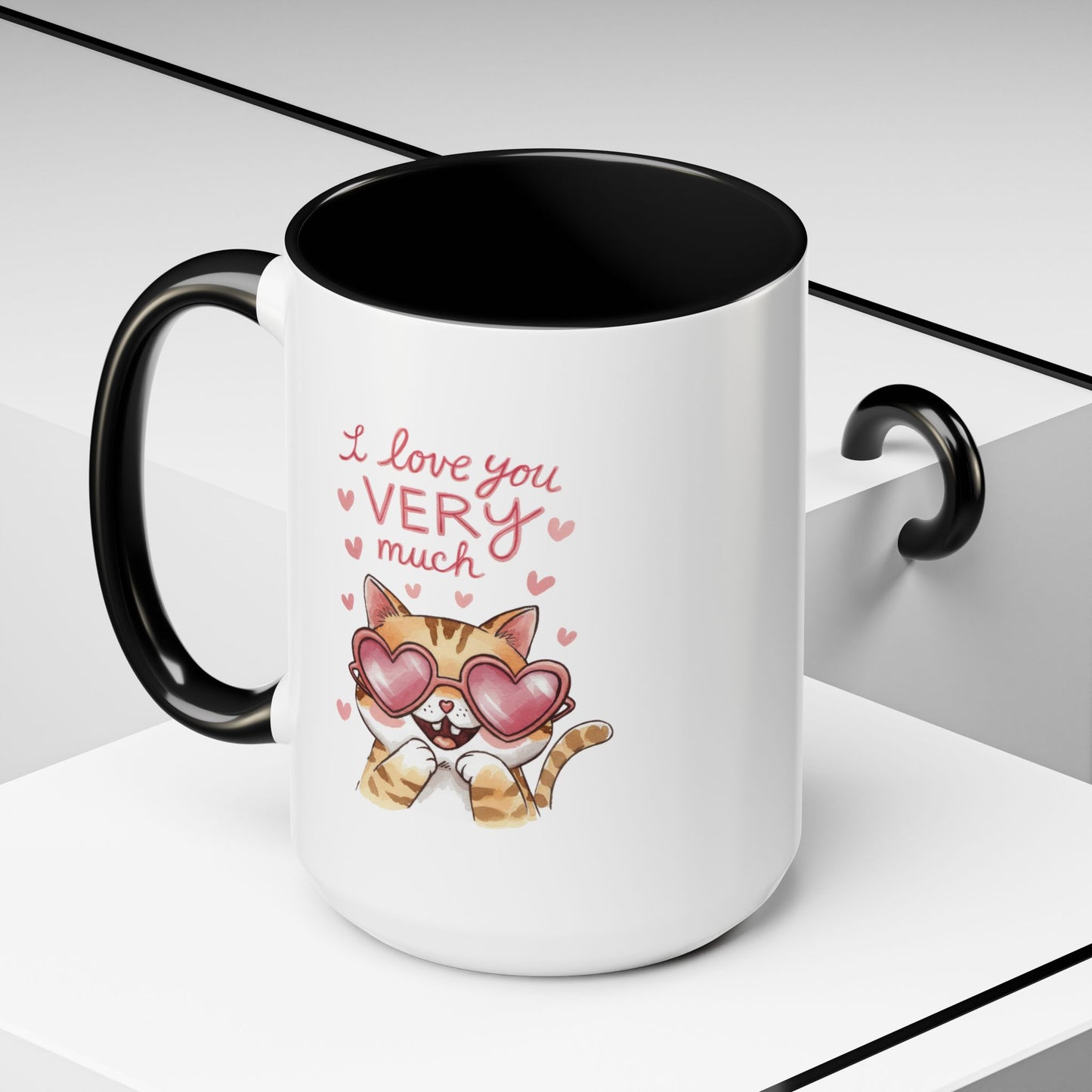 Valentine's Day Mug - I Love You Cat