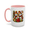 Christmas Mug - Gold Snowman Family 2