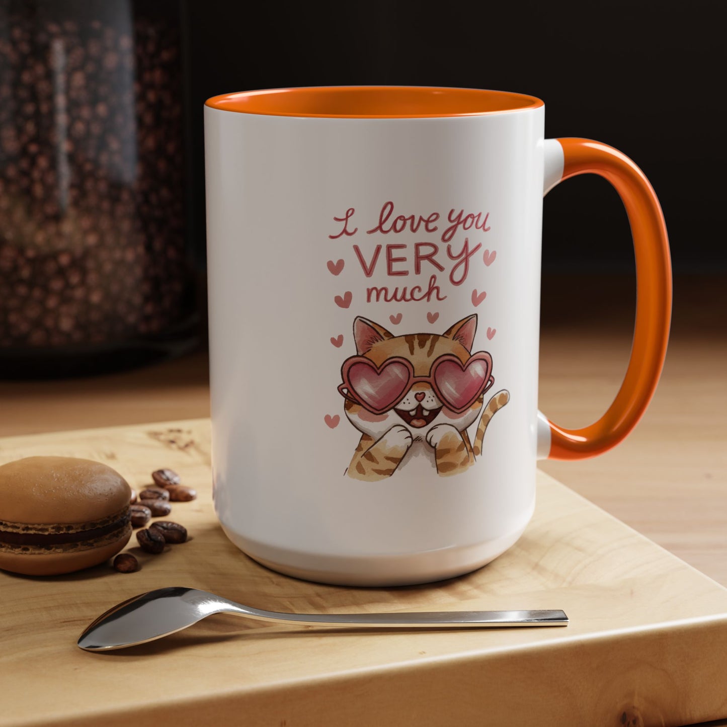 Valentine's Day Mug - I Love You Cat
