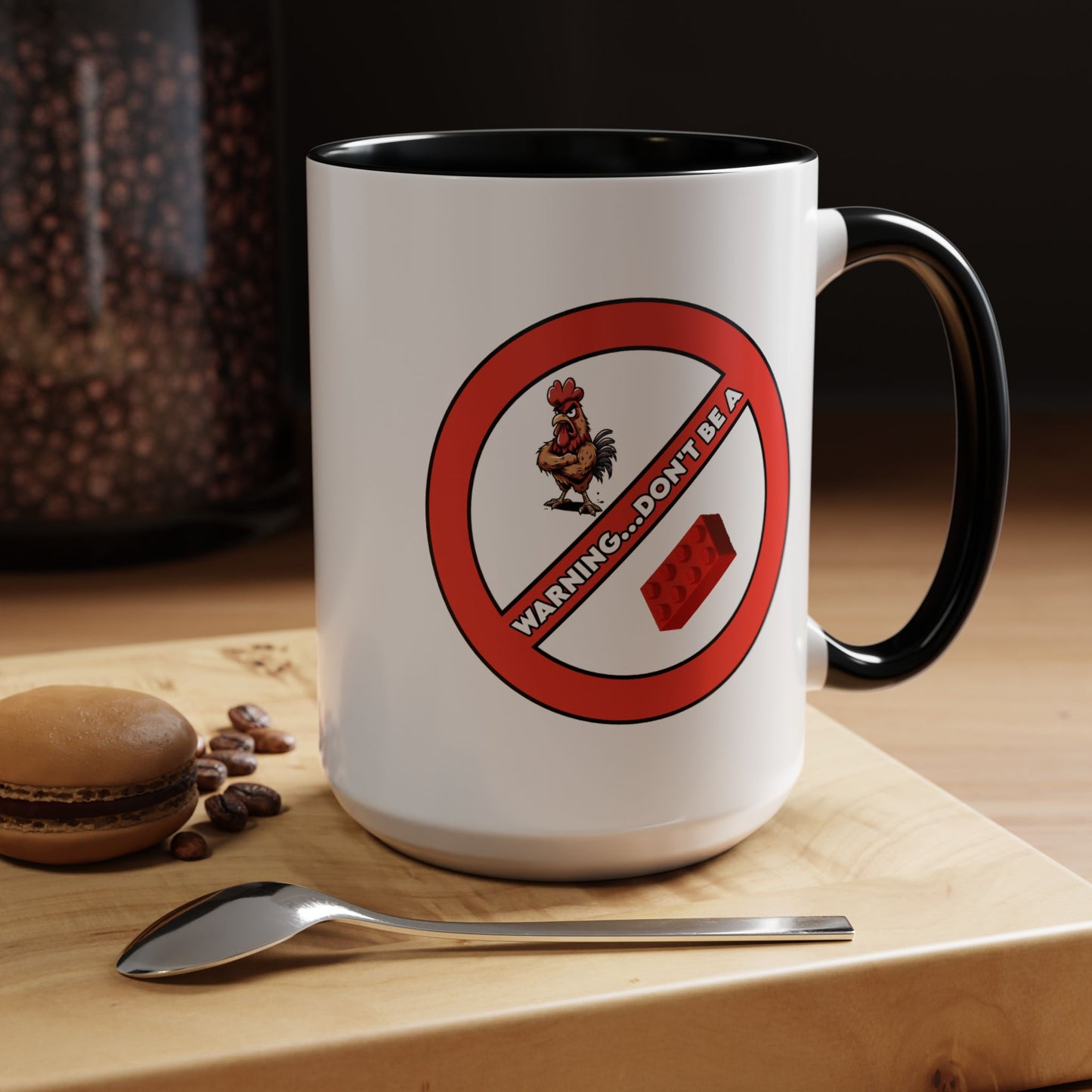 Adult Mug - Warning Don't Be A Cock Blocker