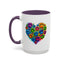 Animal Mug - Dog Paws Heart
