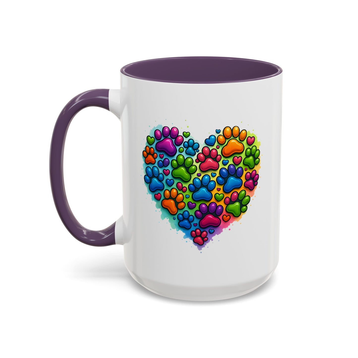 Animal Mug - Dog Paws Heart