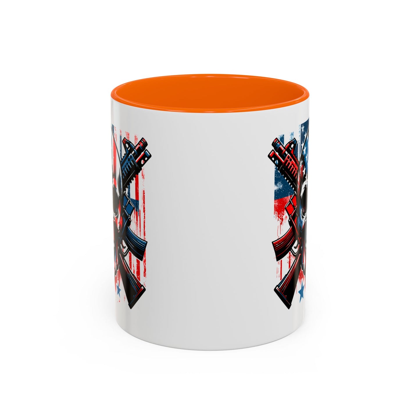 4th of July Mug - Skull With American Flag