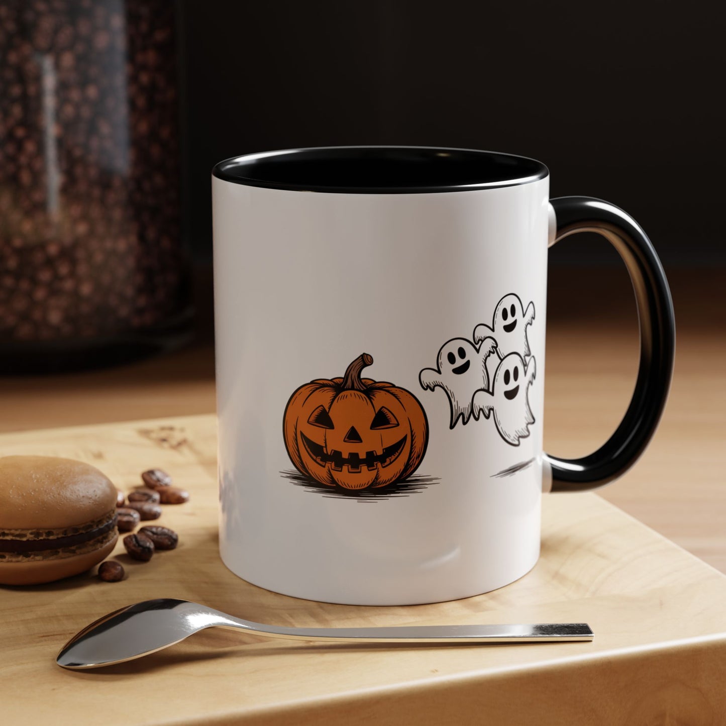 Halloween Mug - Pumpkin & Ghosts