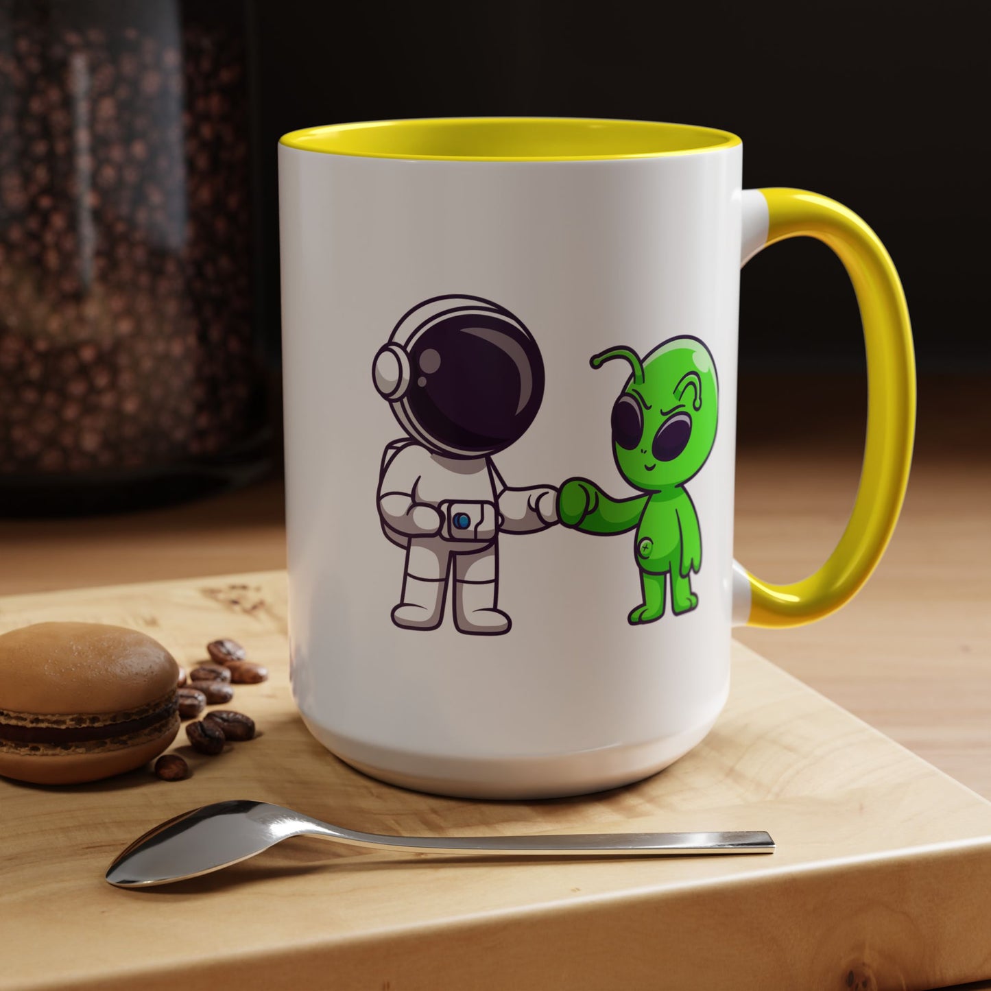 Alien Mug - Astronaut Alien Fist Pump