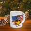 4th of July Mug - Patriotic Duck with Mullet