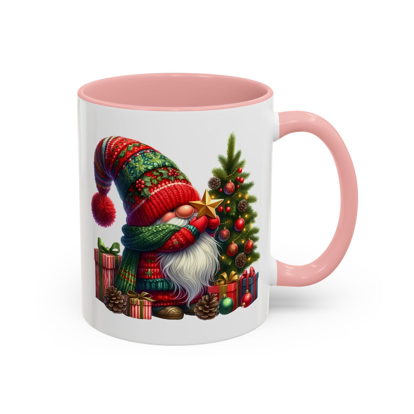 Christmas Mug - Gnome with Christmas Tree Star