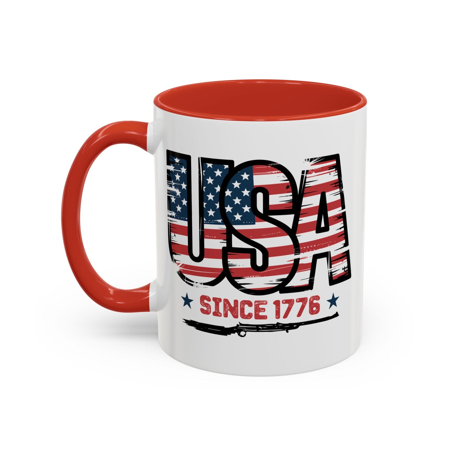 4th of July Mug - USA Since 1776 Gun