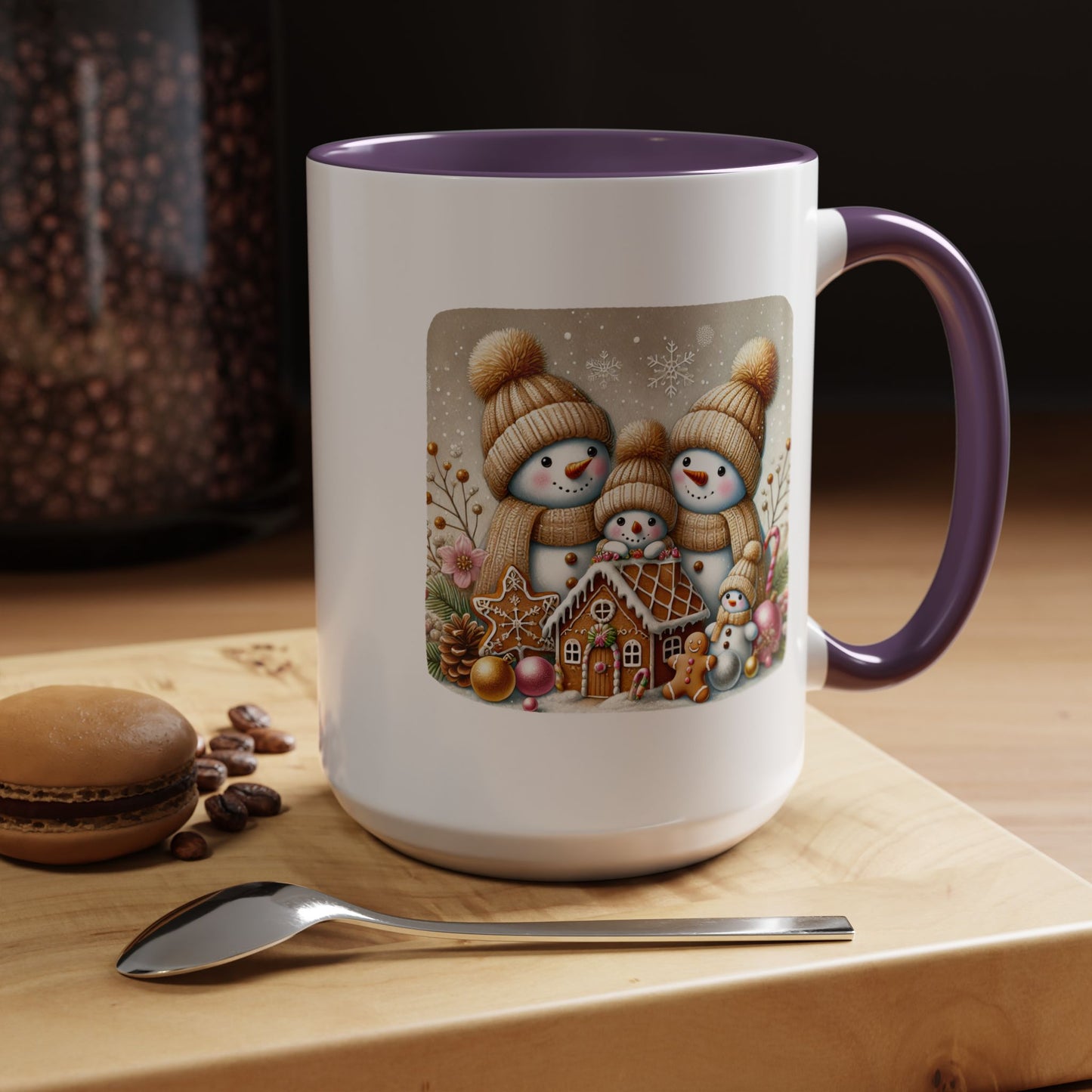 Christmas Mug - Gingerbread Snowman Family 2