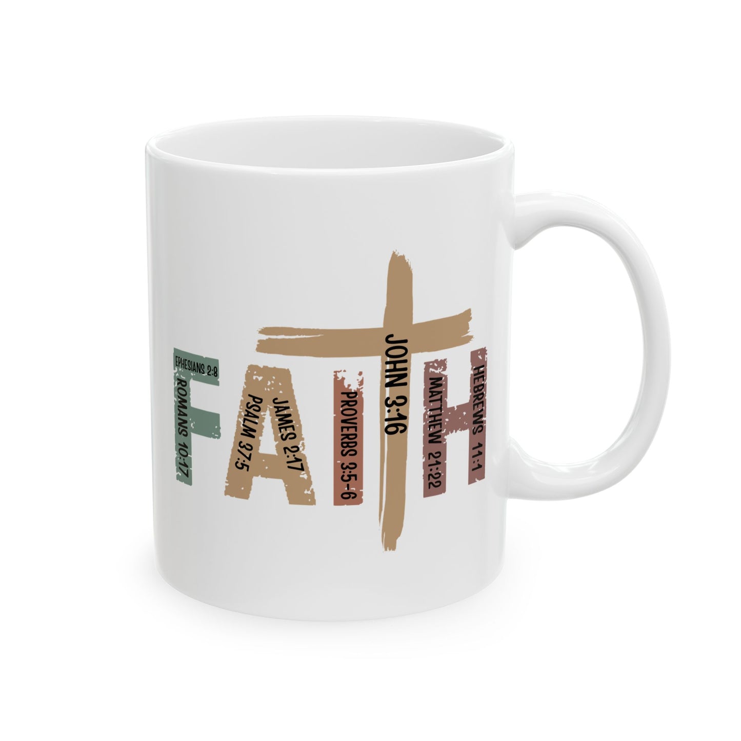 Religious Mug - Faith Cross
