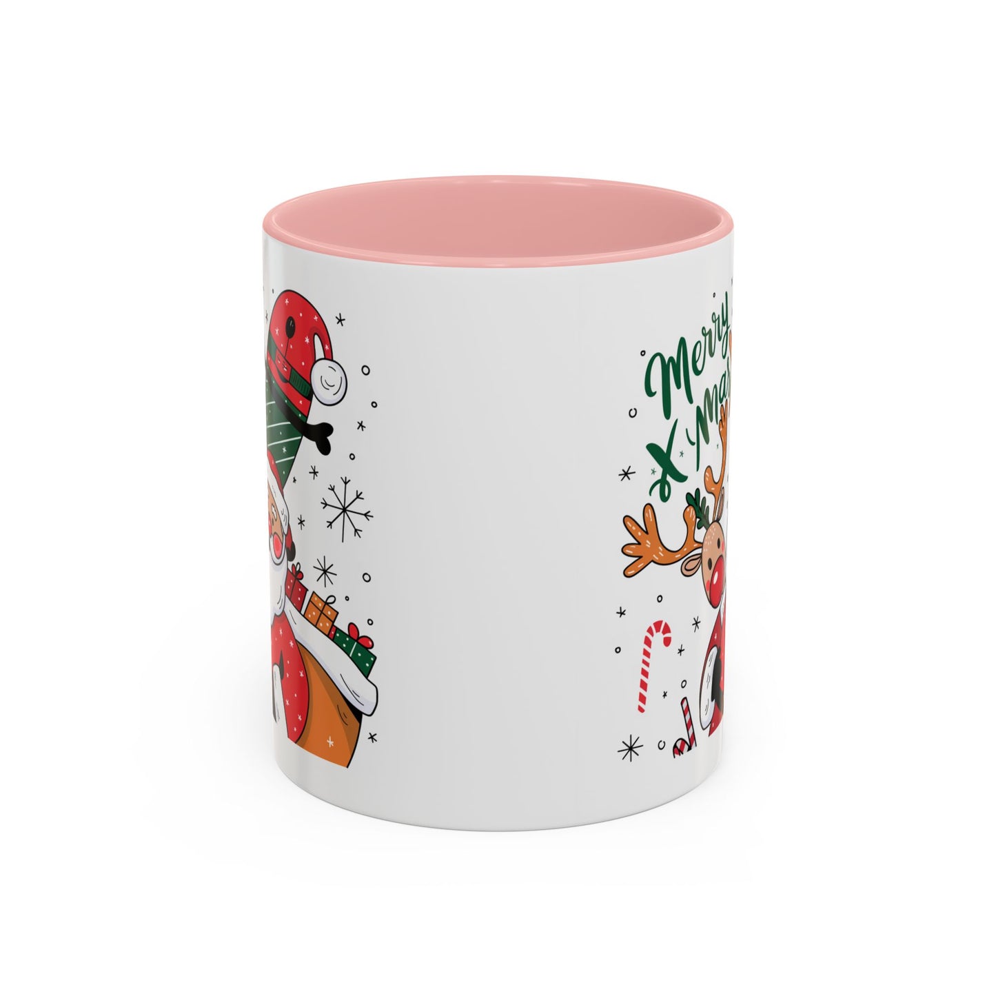 Christmas Mug - Merry Xmas Santa Reindeer