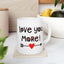 Valentine's Day Mug - Love You More Heart Arrow