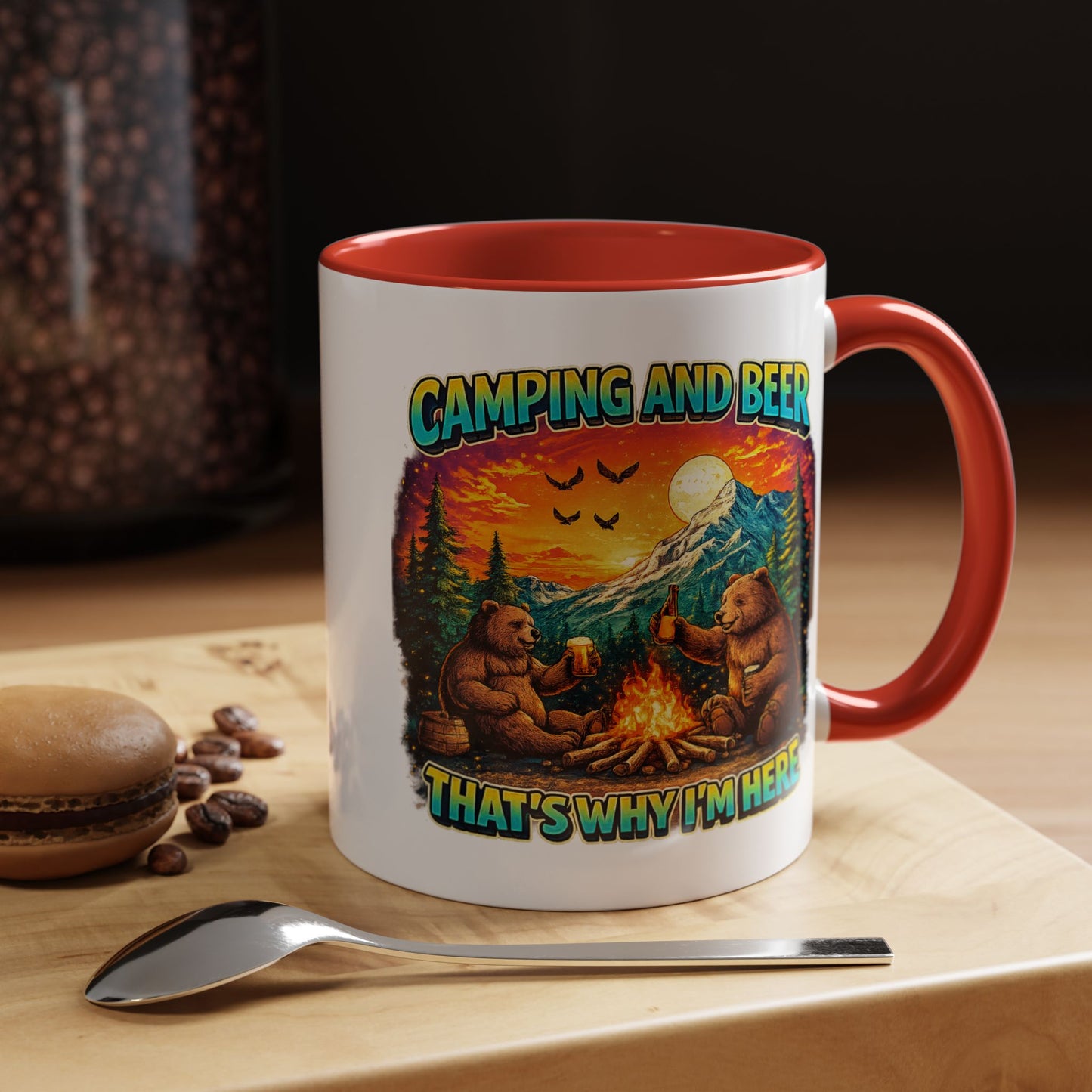 Humor Mug - Camping and Beer