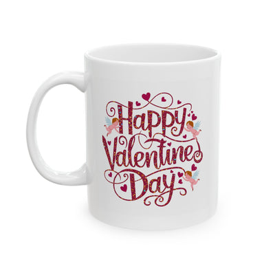 Valentine's Day Mug - Happy Whimsical