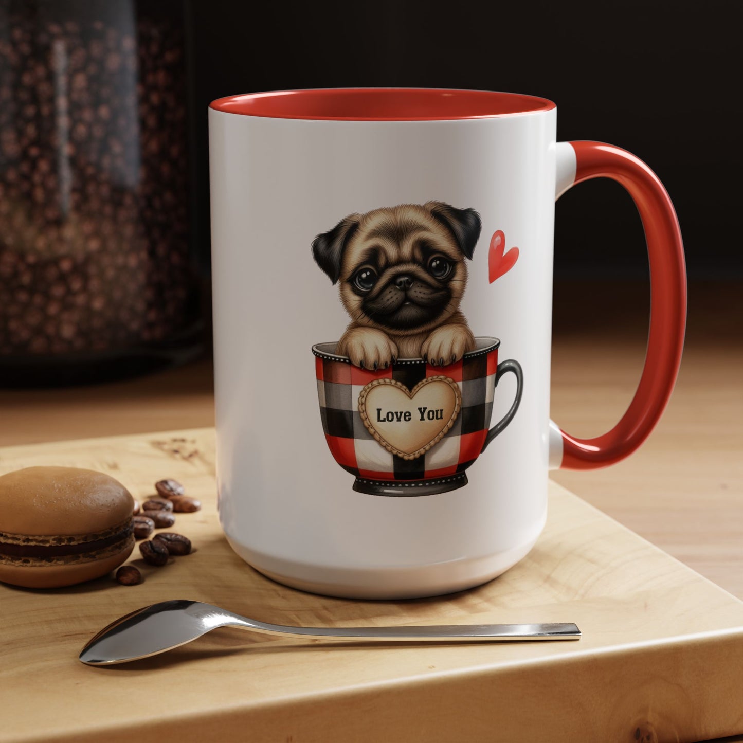 Anniversary Mug - Love You Dog Coffee Cup