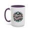 Christmas Mug - Merry Christmas White & Red Embossed Text