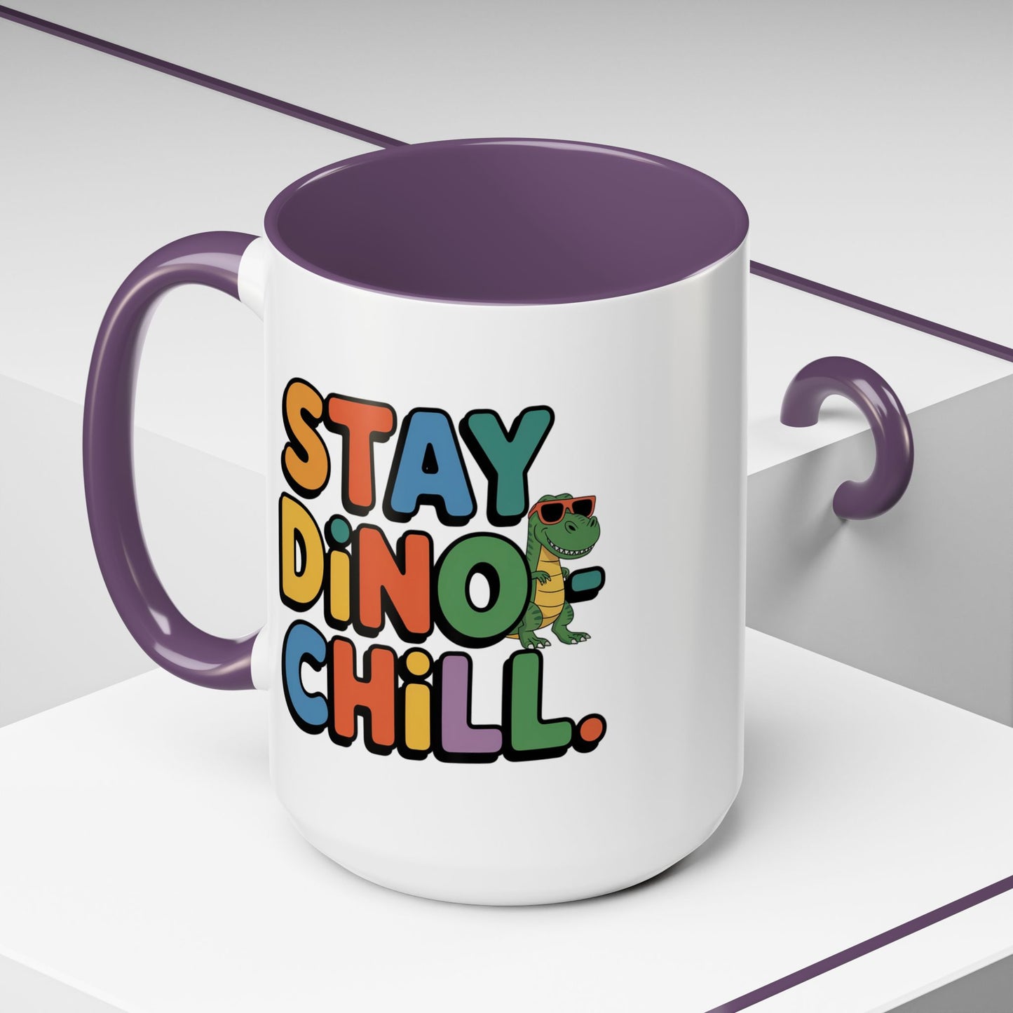 Humor mug - Stay Dino Chill