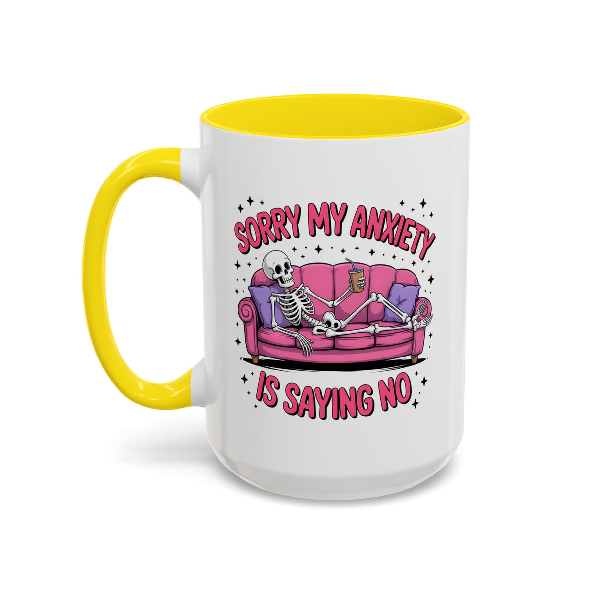 Humor Mug - Sorry My Anxiety