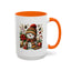 Christmas Mug - Snowman with Christmas Decorations