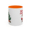 Christmas Mug - Merry Christmas Red Text Santa Tree Presents