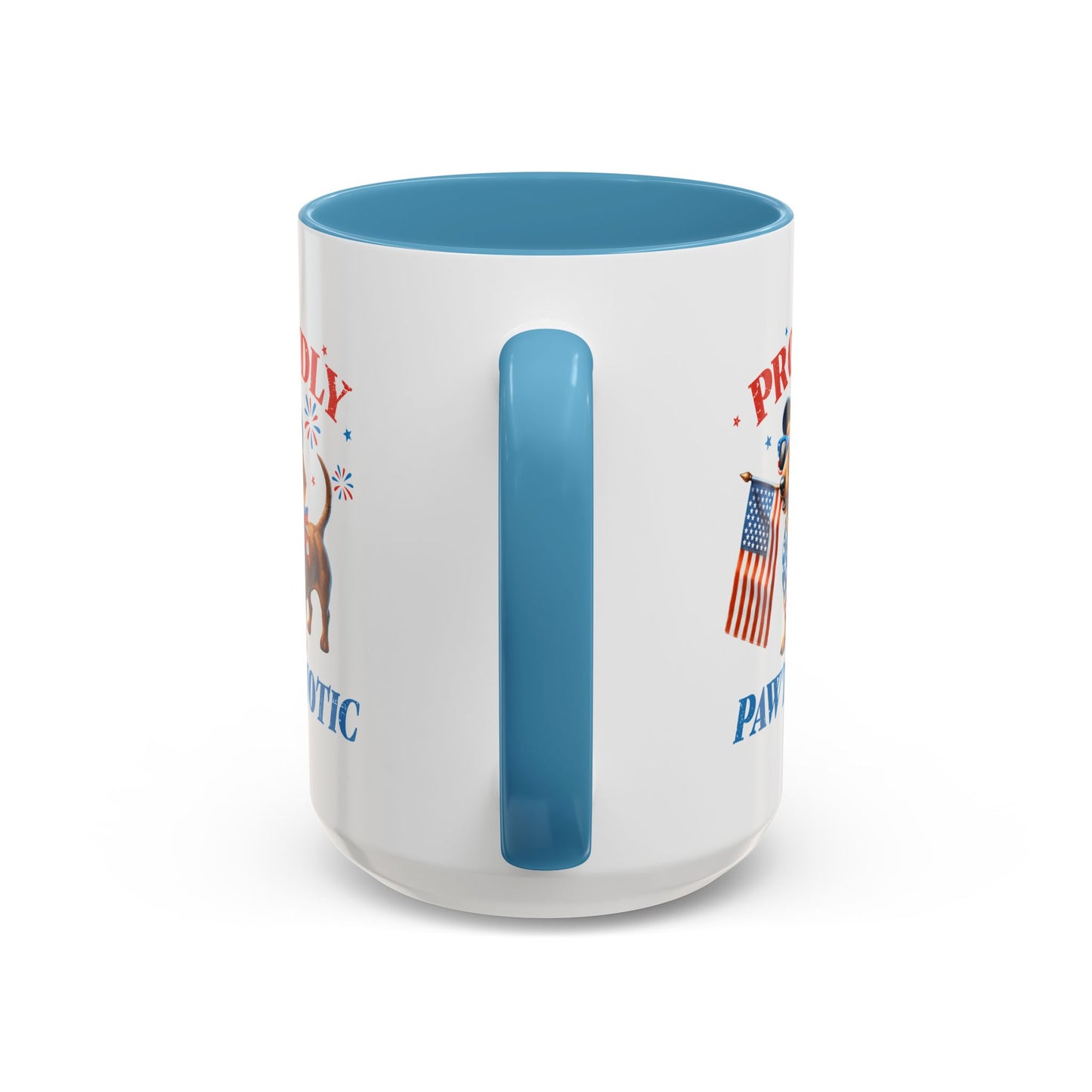 4th of July Mug - Proudly Pawtriotic Dog
