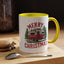 Christmas Mug - Merry Christmas Red & White Camper
