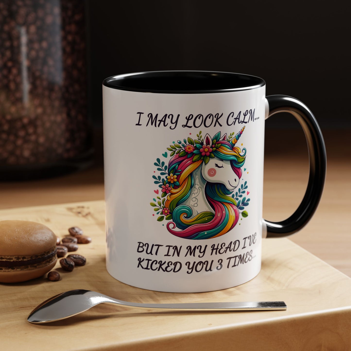 Adult Mug - I may Look Calm Unicorn