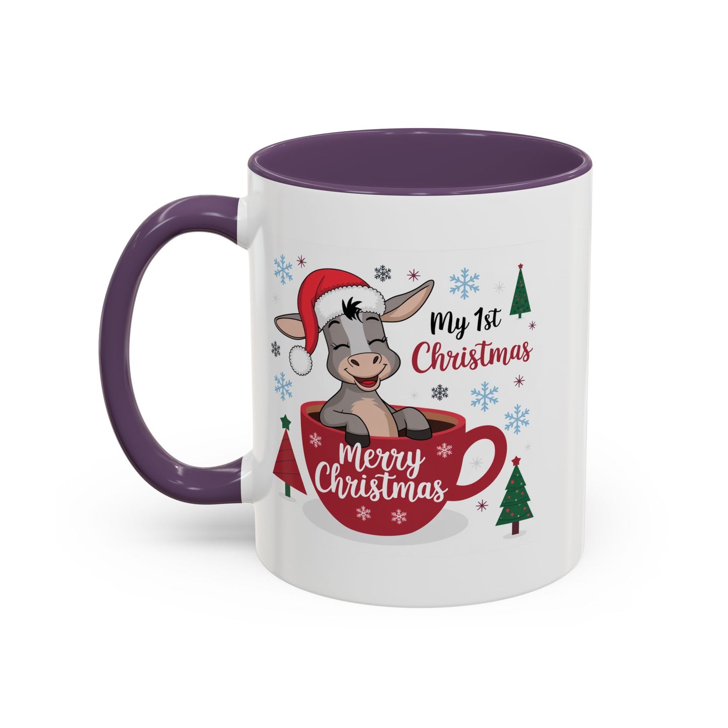 Christmas Mug - My First Christmas Donkey Cup