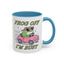 Humor Mug - Frog Off I'm Busy