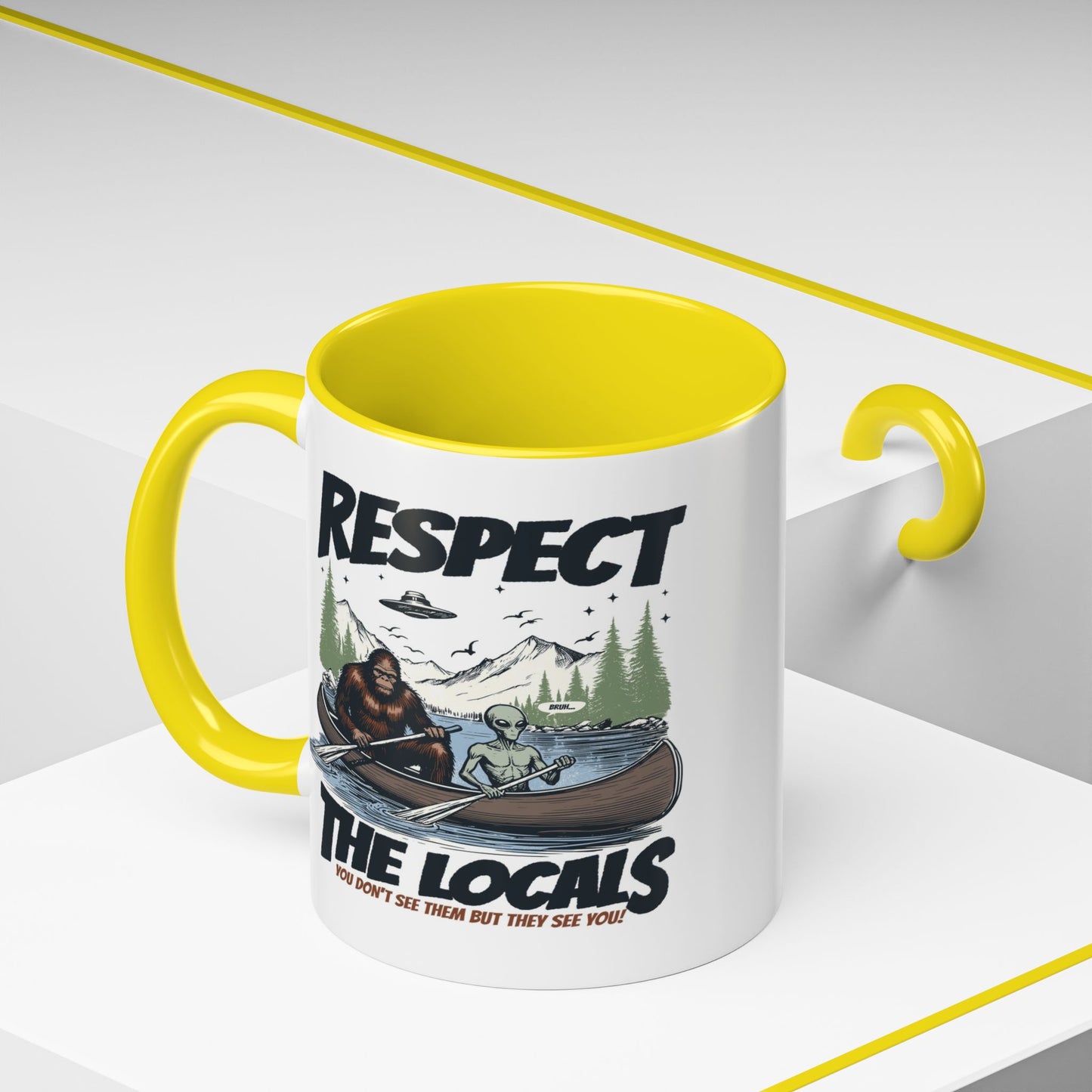 Alien Mug - Respect The Locals