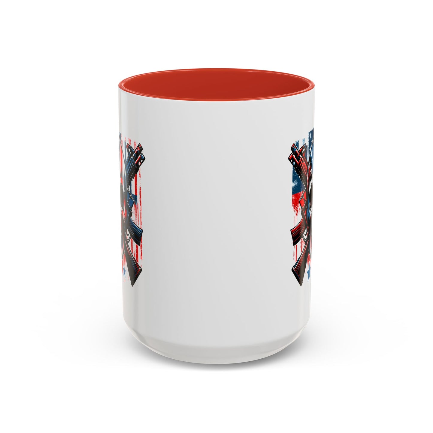 4th of July Mug - Skull With American Flag