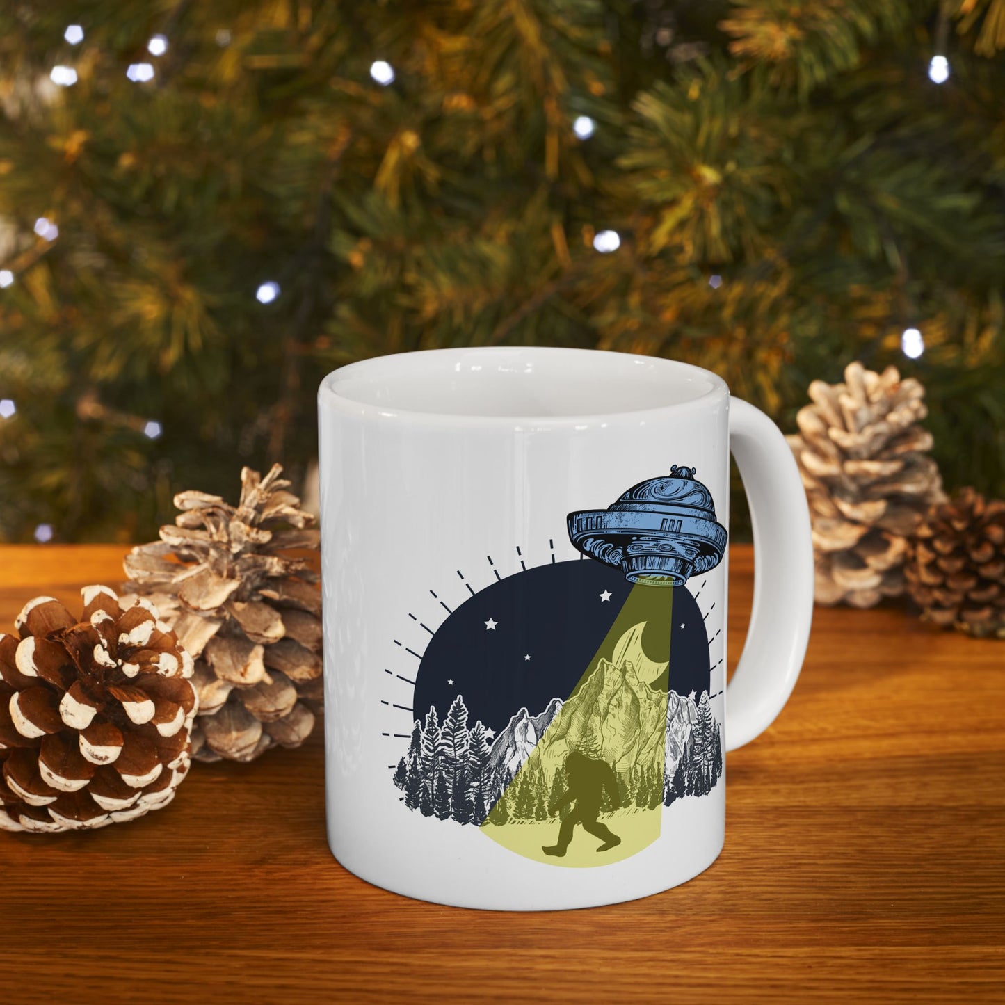 Alien Mug - Bigfoot Ufo