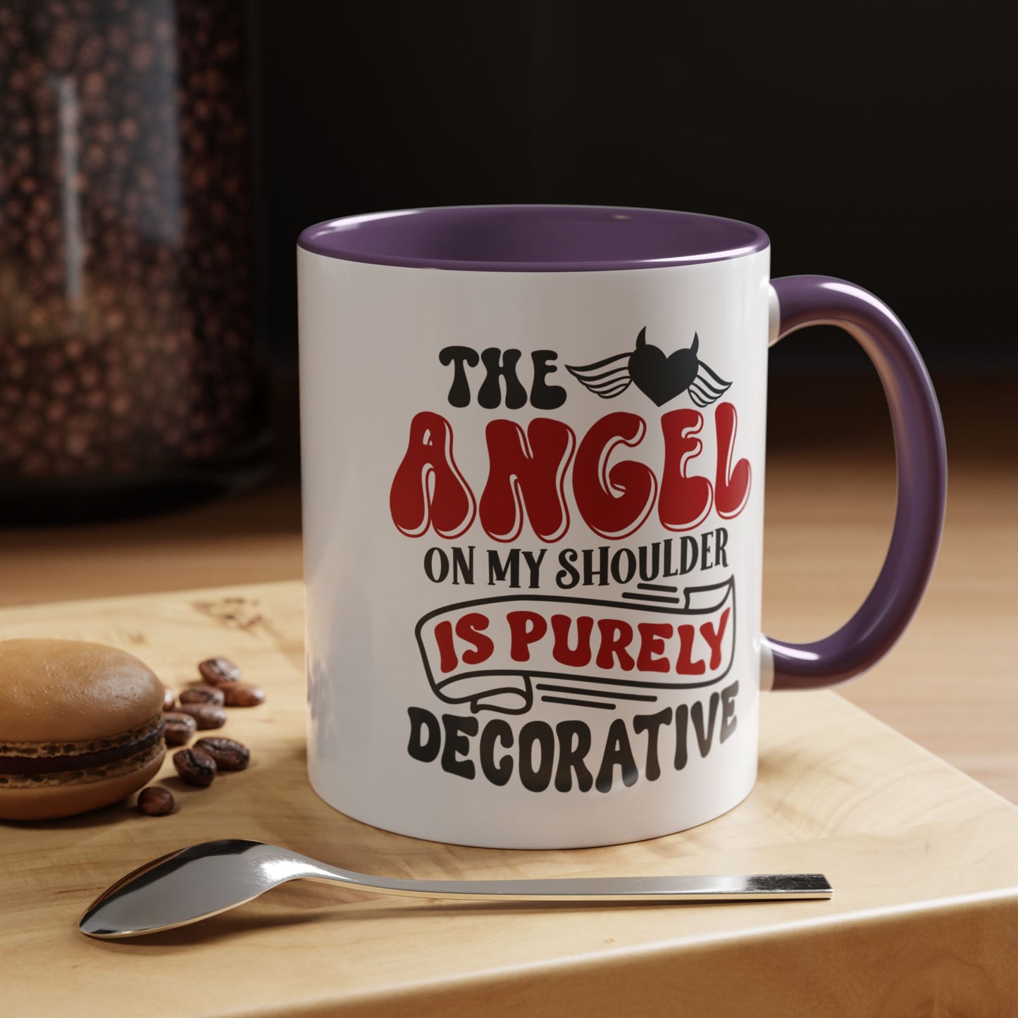 Humor Mug - The Angel on my Shoulder