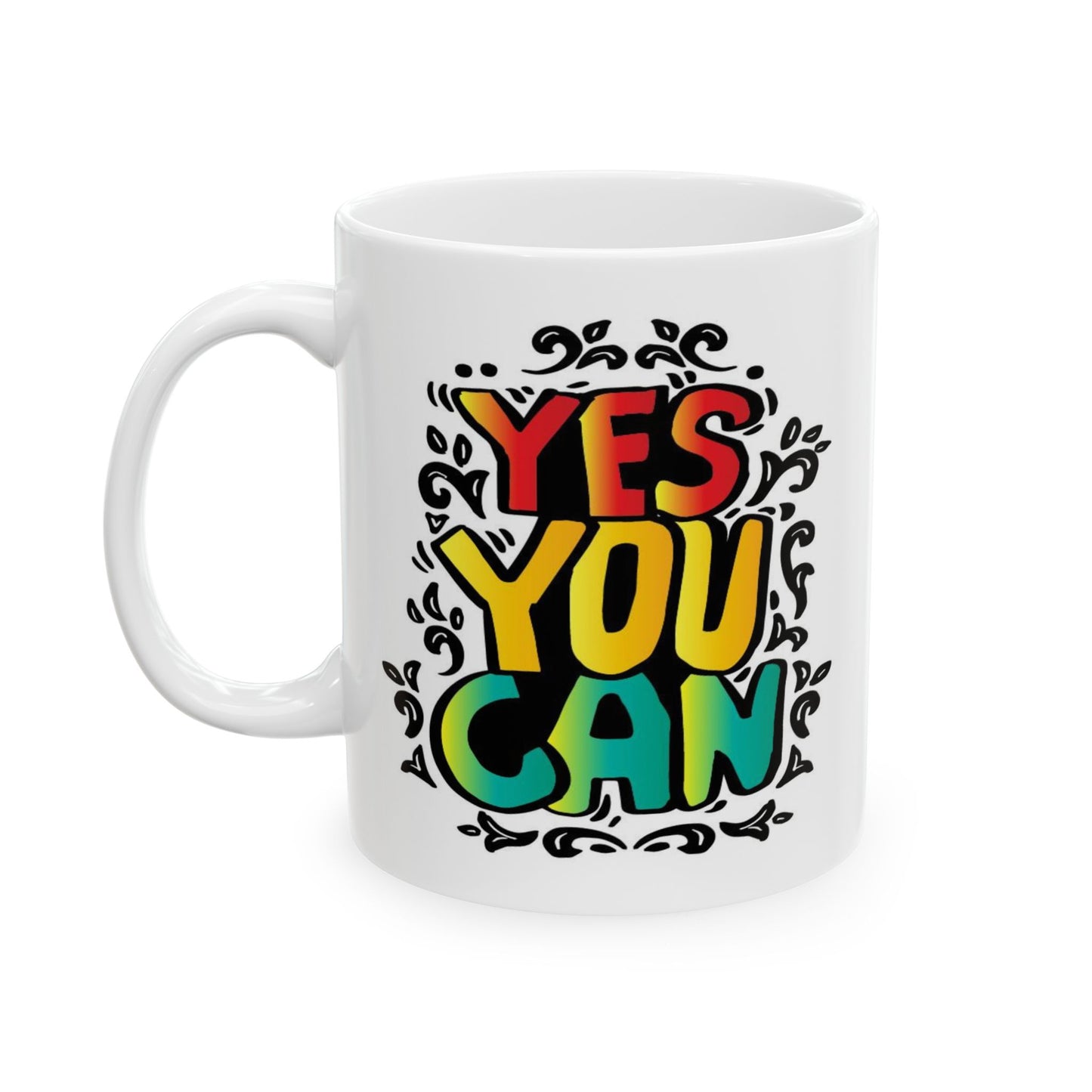 Motivation Mug - Yes You Can Regge