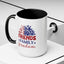 4th of July Mug - Friends Family Freedom Sunflower