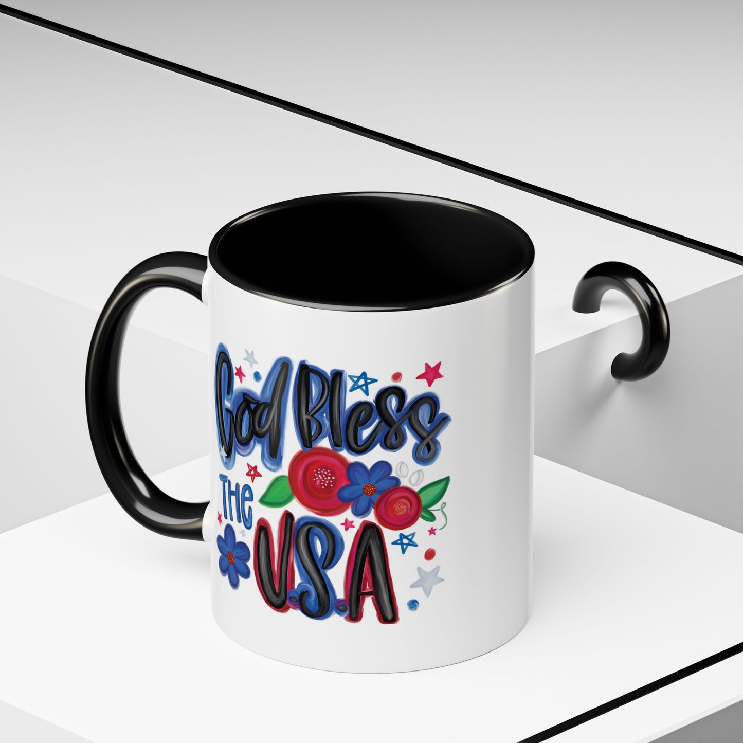 Religious Mug - God Bless Graffiti